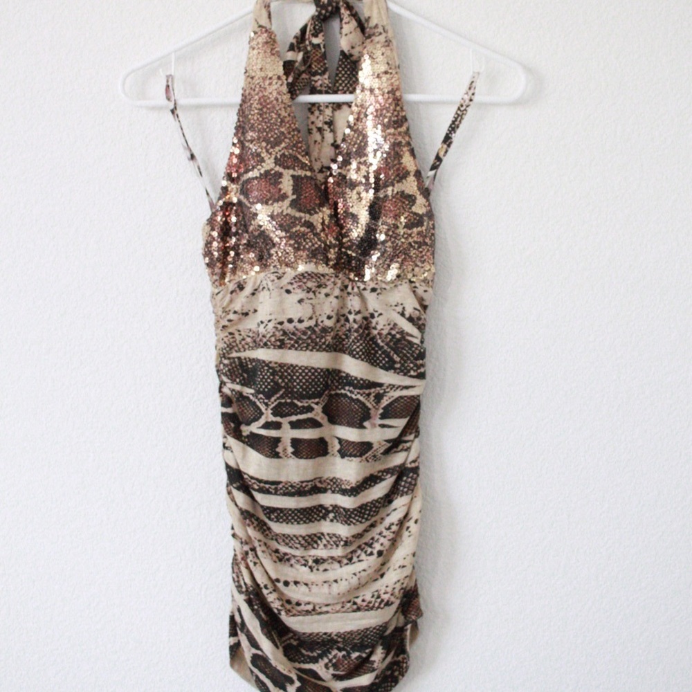 Brand New Snake Skin Pattern Dress